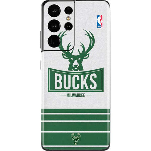 NBA Milwaukee Bucks Static Galaxy S21 Ultra 5G Skin