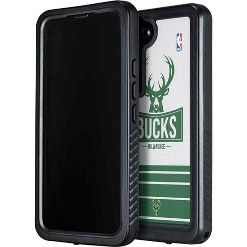 NBA Milwaukee Bucks Static Galaxy S23 Plus Waterproof Case