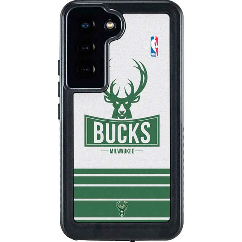 NBA Milwaukee Bucks Static Galaxy S23 Waterproof Case
