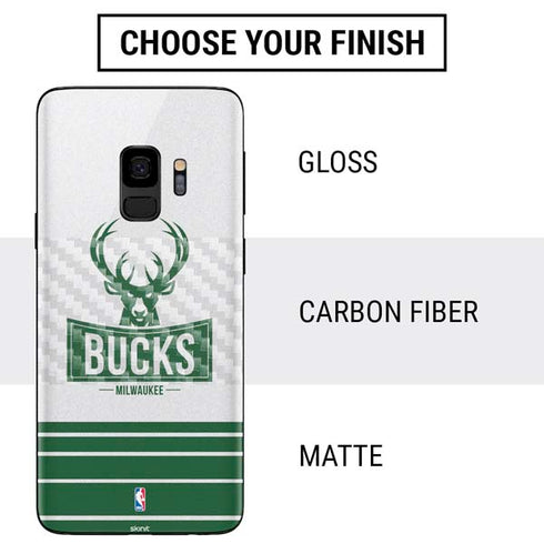 NBA Milwaukee Bucks Static Galaxy S9 Skin