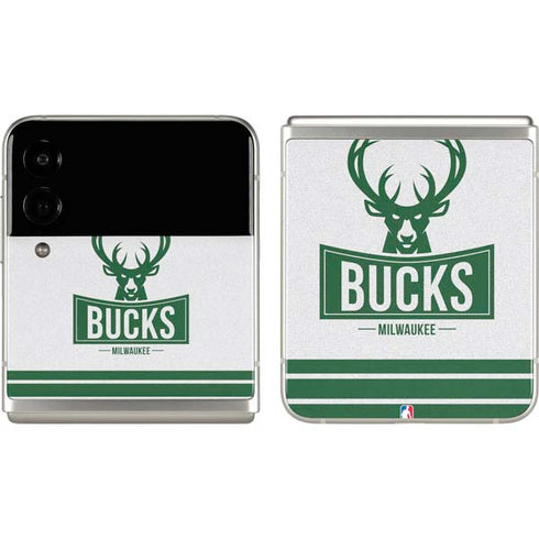 NBA Milwaukee Bucks Static Galaxy Z Flip3 5G Skin