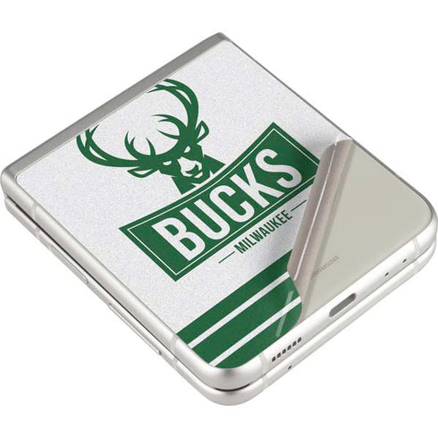 NBA Milwaukee Bucks Static Galaxy Z Flip3 5G Skin