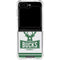 NBA Milwaukee Bucks Static Galaxy Z Flip5 5G Clear Case