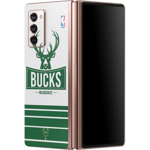NBA Milwaukee Bucks Static Galaxy Z Fold2 5G Skin