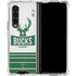 NBA Milwaukee Bucks Static Galaxy Z Fold4 5G Clear Case