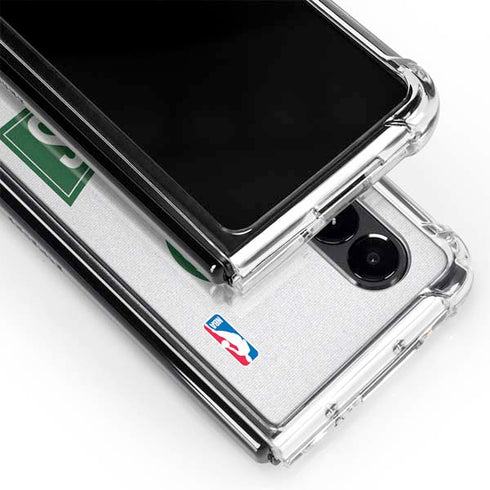 NBA Milwaukee Bucks Static Galaxy Z Fold4 5G Clear Case