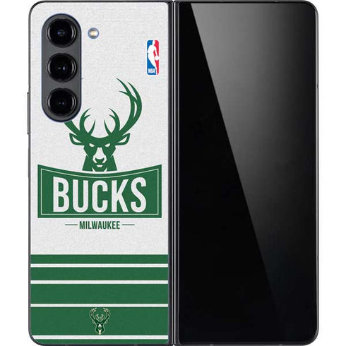 NBA Milwaukee Bucks Static Galaxy Z Fold5 5G Skin