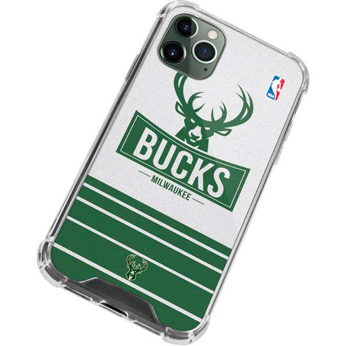 NBA Milwaukee Bucks Static iPhone 12 Pro Max Clear Case