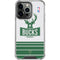 NBA Milwaukee Bucks Static iPhone 13 Pro Clear Case