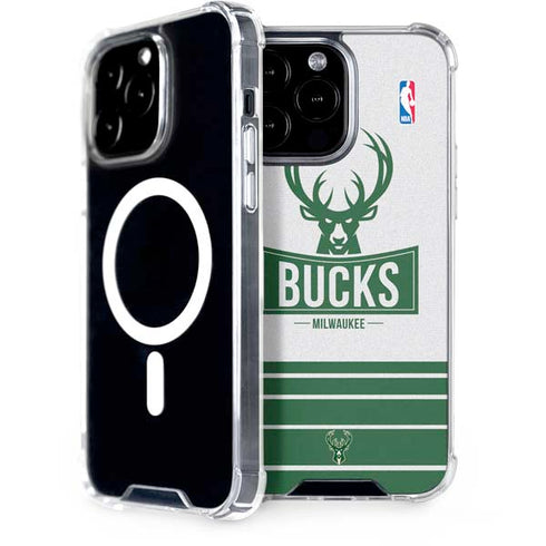 NBA Milwaukee Bucks Static iPhone 13 Pro Max MagSafe Case