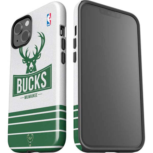 NBA Milwaukee Bucks Static iPhone 14 Plus Impact Case