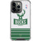 NBA Milwaukee Bucks Static iPhone 15 Pro Clear Case