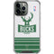 NBA Milwaukee Bucks Static iPhone 14 Pro Max Clear Case