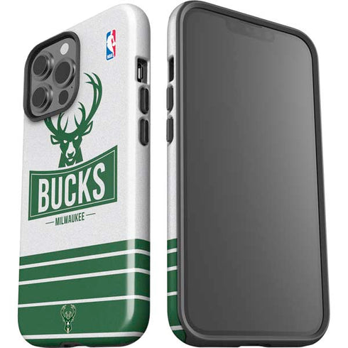 NBA Milwaukee Bucks Static iPhone 15 Pro Max Impact Case