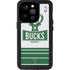 NBA Milwaukee Bucks Static iPhone 14 Pro Waterproof Case