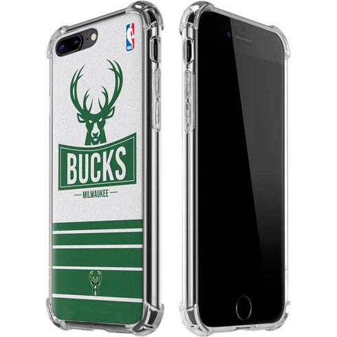 NBA Milwaukee Bucks Static iPhone 7/8 Plus Clear Case