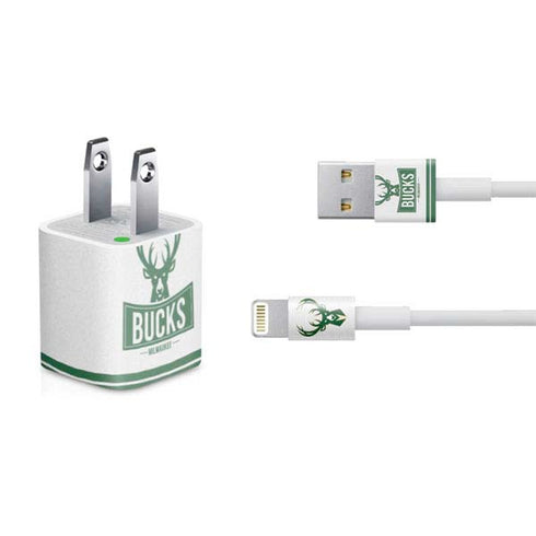 NBA Milwaukee Bucks Static iPhone Charger (5W USB) Skin