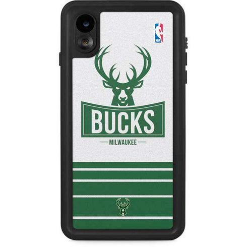 NBA Milwaukee Bucks Static iPhone XR Waterproof Case