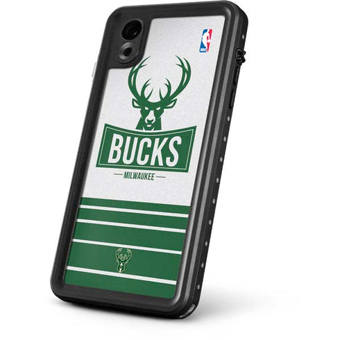 NBA Milwaukee Bucks Static iPhone XR Waterproof Case