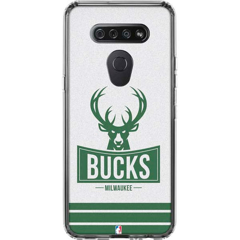 NBA Milwaukee Bucks Static LG K51/Q51 Clear Case