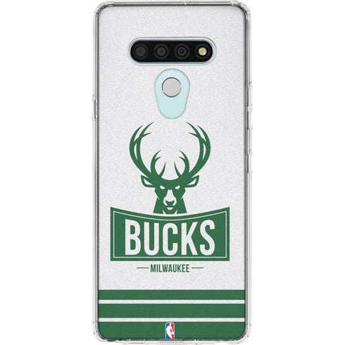 NBA Milwaukee Bucks Static LG Stylo 6 Clear Case