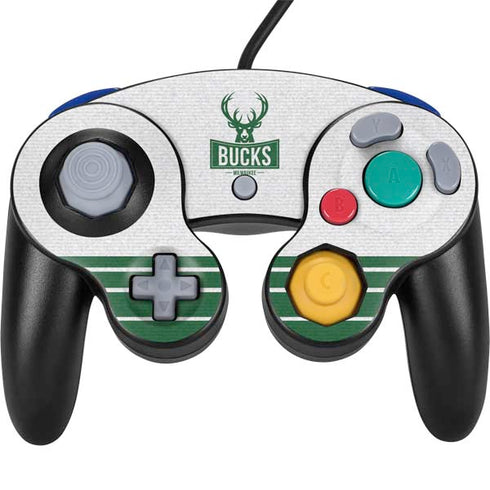 NBA Milwaukee Bucks Static Nintendo GameCube Controller Skin