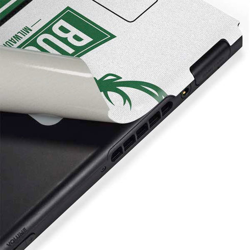 NBA Milwaukee Bucks Static Nintendo Switch Bundle Skin