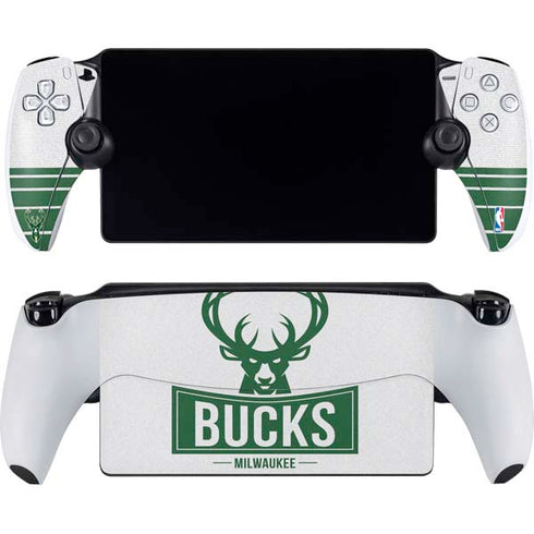 NBA Milwaukee Bucks Static PlayStation Portal Remote Player Skin