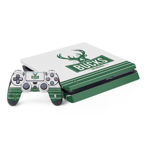 NBA Milwaukee Bucks Static PS4 Slim Bundle Skin