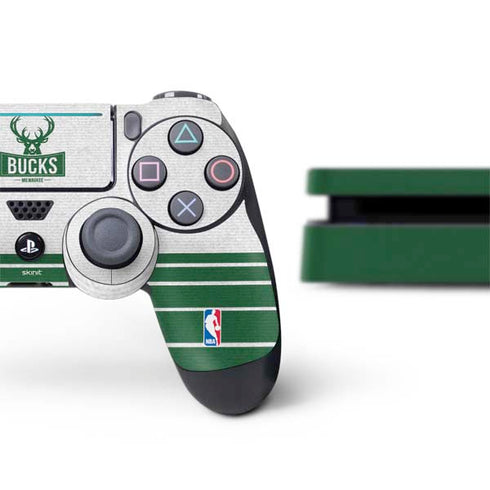 NBA Milwaukee Bucks Static PS4 Slim Bundle Skin