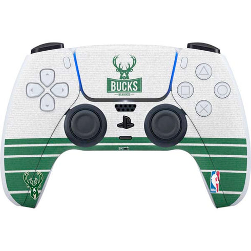 NBA Milwaukee Bucks Static PS5 Controller Skin