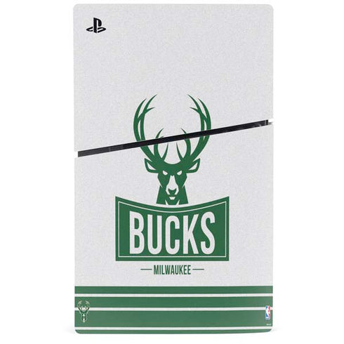 NBA Milwaukee Bucks Static PS5 Slim Disk Bundle Skin