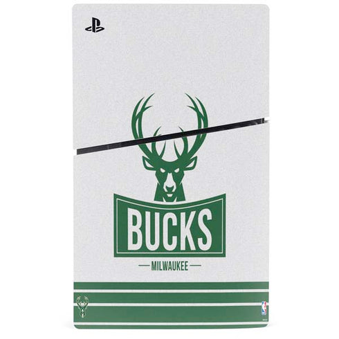 NBA Milwaukee Bucks Static PS5 Slim Digital Edition Bundle Skin