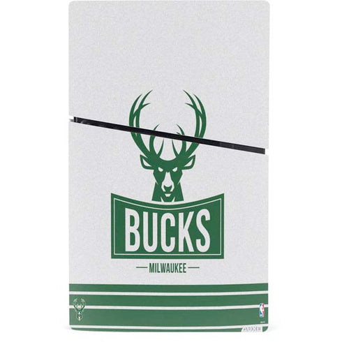 NBA Milwaukee Bucks Static PS5 Slim Digital Edition Bundle Skin