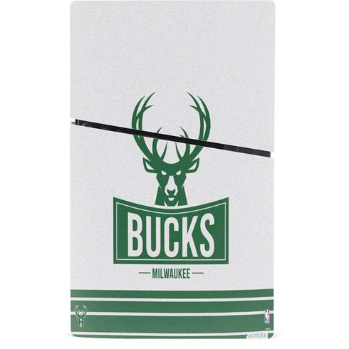 NBA Milwaukee Bucks Static PS5 Slim Digital Edition Console Skin