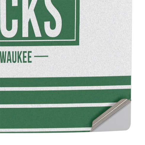 NBA Milwaukee Bucks Static PS5 Slim Digital Edition Console Skin