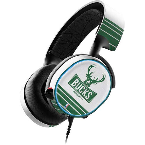 NBA Milwaukee Bucks Static SteelSeries Arctis 3 Skin