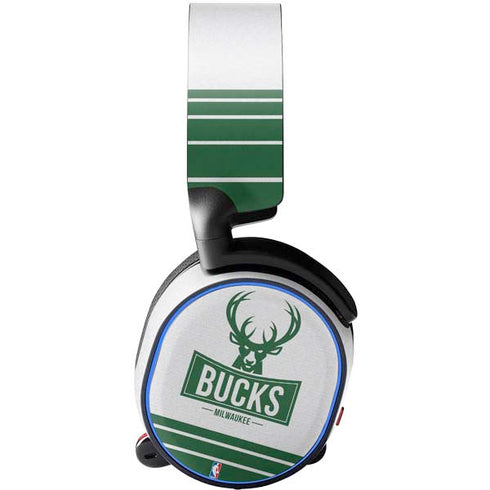 NBA Milwaukee Bucks Static SteelSeries Arctis 3 Skin