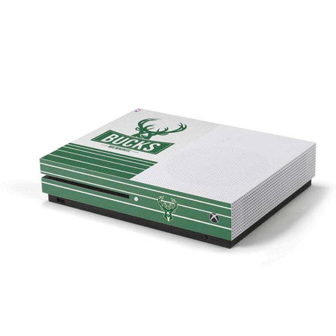 NBA Milwaukee Bucks Static Xbox One S Console Skin
