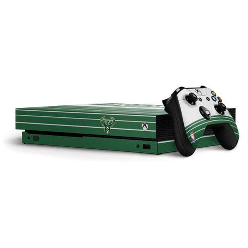 NBA Milwaukee Bucks Static Xbox One X Bundle Skin