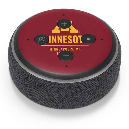 University of Minnesota Minneapolis MN Est 1851 Amazon Echo Dot Skin