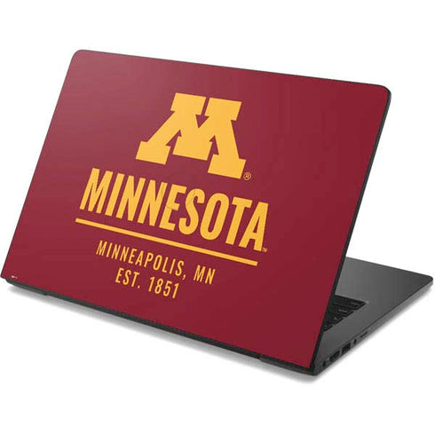 University of Minnesota Minneapolis MN Est 1851 Dell Chromebook Skin