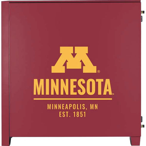 University of Minnesota Minneapolis MN Est 1851 Corsair 4000D Tempered Glass Mid-Tower ATX Case Skin