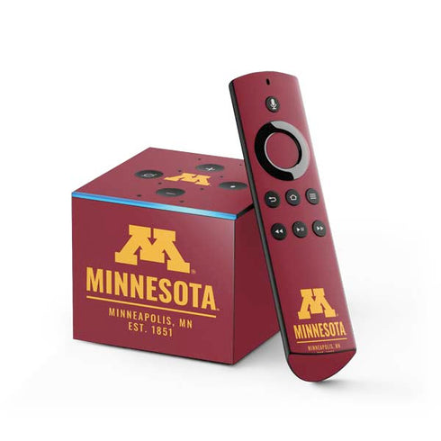 University of Minnesota Minneapolis MN Est 1851 Fire TV Cube Skin