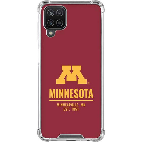 University of Minnesota Minneapolis MN Est 1851 Galaxy A12 Clear Case