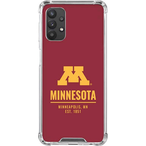 University of Minnesota Minneapolis MN Est 1851 Galaxy A32 5G Clear Case