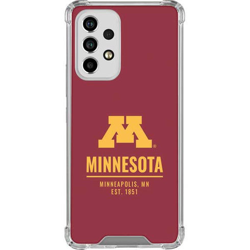 University of Minnesota Minneapolis MN Est 1851 Galaxy A53 5G Clear Case