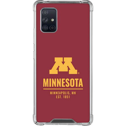 University of Minnesota Minneapolis MN Est 1851 Galaxy A71 5G Clear Case