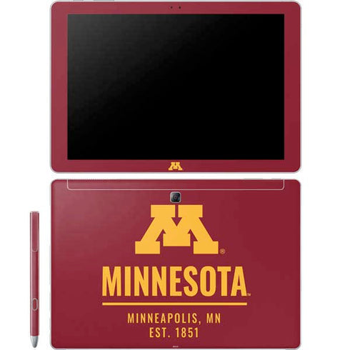 University of Minnesota Minneapolis MN Est 1851 Galaxy Book 12in Skin