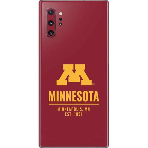 University of Minnesota Minneapolis MN Est 1851 Galaxy Note 10 Plus Skin